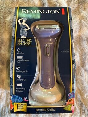 Remington Smooth & Silky Wet Dry Electric Shaver - Rechargeable